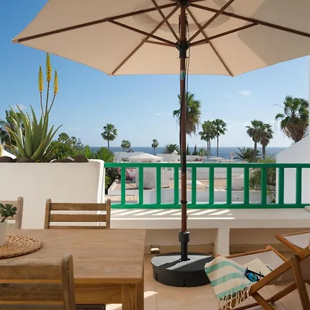 Feriehus El Balcon Del Mar-shared Pool, Tennis Court And Sea View Costa Teguise